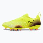 Gyermek futballcipő PUMA Future 8 Match LL FG/AG sárga riasztás/ puma fekete/ sun struck
