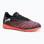 Férfi futballcipő PUMA Future 8 Play TT puma fekete/ puma fehér/ izzó vörös