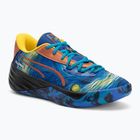 Férfi kosárlabda cipő PUMA All-Pro Nitro Dylan Exhibit élénk kék/trópusi kék
