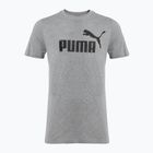 Férfi PUMA ESS No. 1 logós póló közepes szürke szürkésbarna pehely