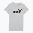 Női PUMA ESS No. 1 logós női póló Világosszürke pehelyszürke