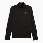 Férfi PUMA Run Velocity Cloudspun 1/4 Zip futó pulóver puma fekete