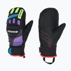 Gyerek síkesztyű ZIENER Luron Aquashield PR Mitten multicolor