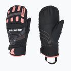 Gyerek síkesztyű ZIENER Luron Aquashield PR Mitten black/pink vani