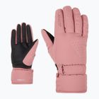 Női síkesztyűk ZIENER Kisar Aquashield rose blossom