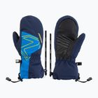 Gyerek síkesztyűk ZIENER Lavalino-Z Aquashield AW Mitten dark navy/cobalt blue