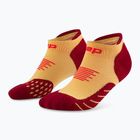 CEP Női kompressziós zokni Run No Show 5.0 marigold/burgundy