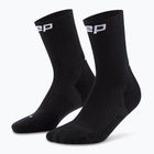 CEP Női kompressziós zokni Run Mid Cut 5.0 fekete