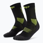 CEP Férfi kompressziós zokni Run Mid Cut 5.0 fekete/lime