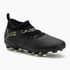 PUMA Future 8 Match FG/AG Jr gyermek futballcipő puma fekete/fizzy light/zöld terep