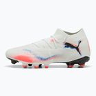 PUMA Future 8 Match FG/AG férfi futballcipő puma fehér/puma fekete/izzó piros