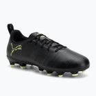 PUMA Future 8 Play FG/AG Jr gyermek futballcipő puma fekete/fizzy light/zöld terep