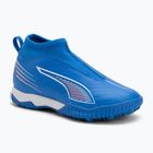 PUMA Ultra 6 Match+ LL TT TT + Mid Jr gyermek labdarúgócipő ultra kék/puma fehér/izzó piros