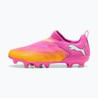 Gyerek focicipő PUMA Future 9 Match LL FG/AG Jr poison pink/puma white/sun stream/bright aqua/puma black