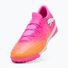 Futballcipő PUMA Future 9 Match Fusion TT poison pink/puma white/sun stream/bright aqua/puma black