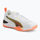 PUMA Eliminate Nitro 4 Game On kézilabdacipő Puma White/Glowing Red/Ultra Blue