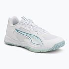 Kézilabdacipő PUMA Accelerate Pro 4 Game On puma white/baltic sea blue/fresh water