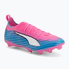 Gyerek focicipő PUMA Ultra 6 Pro Jr FG/AG poison pink/puma white/sunstream/bright aqua/puma black