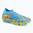 Focicipők PUMA Future 9 Match Advanced Level FG/AG puma white/blue glimmer/pink glimmer/yellow alert