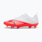 Gyermek focicipők Puma Ultra 7 Play FG/AG Jr Ultra Red/Puma Black/Puma White