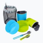 MSR 2 személyes Mess kék/ fluo zöld túra edénykészlet