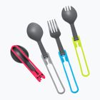 MSR összecsukható evőeszközök Spork 4 piros/ szürke/ kék/ zöld evőeszközkészlet
