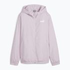 Női PUMA ESS Solid Windbreaker kapucnis női dzseki grape mist kabát