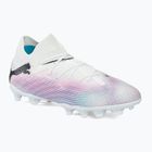 Gyerek focicipő PUMA Future 7 Pro FG/AG Jr puma white/puma black/poison pink