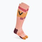 Női sízokni ORTOVOX Freeride Long Socks Cozy bloom