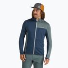 Férfi ORTOVOX Fleece Light Grid kapucnis mély óceáni melegítőfelső
