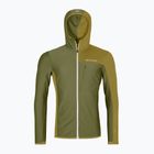 Férfi ORTOVOX Fleece Light Grid kapucnis vadnövényes melegítőfelső