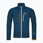 Férfi pulóver ORTOVOX Fleece Grid deep ocean