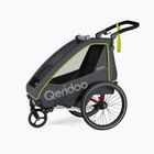 Qeridoo kerékpár utánfutó Qupa 1 lime