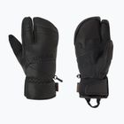 Férfi síkesztyű Descente 3 Finger Leather black