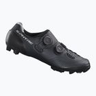 Férfi MTB kerékpáros cipő Shimano SH-XC902 Széles fekete