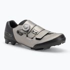 Férfi MTB kerékpáros cipő Shimano SH-XC502 ezüst