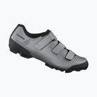 Férfi MTB kerékpáros cipő Shimano SH-XC100 ezüst