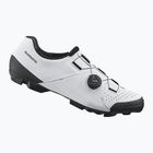 Férfi MTB kerékpáros cipő Shimano SH-XC300 fehér