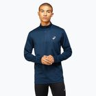 Férfi ASICS Core 1/2 Zip Winter Top futó pulóver francia kék