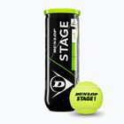 Teniszlabdák Dunlop Stage 1 3 pack green