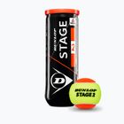 Teniszlabdák Dunlop Stage 2 3 pack orange