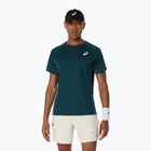 Férfi ASICS Match Actibreeze Top saxon zöld teniszpóló
