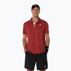 Férfi ASICS Court Polo póló égett piros