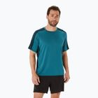 ASICS férfi futópóló Fujitrail Elite Top atlantis kék/szászöld