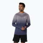 Férfi hosszú ujjú futófelső ASICS Seamless lavender grey/indigo fog
