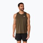 Férfi ASICS Core Singlet barna kő futópóló