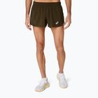 Férfi ASICS Core Split Short barna kő futónadrág