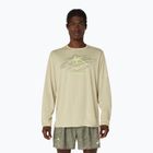 Férfi ASICS Fujitrail Logo LS khaki hosszú ujjú futócipő