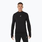 Férfi ASICS Road Winter Seamless teljesítmény fekete hosszú ujjú futócipő