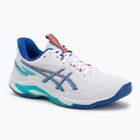 Férfi ASICS Netburner Ballistic FF 4 röplabdacipő fehér/asics kék
